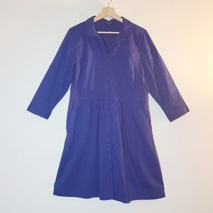 Eileen Fisher Cobalt Blue Shirtdress